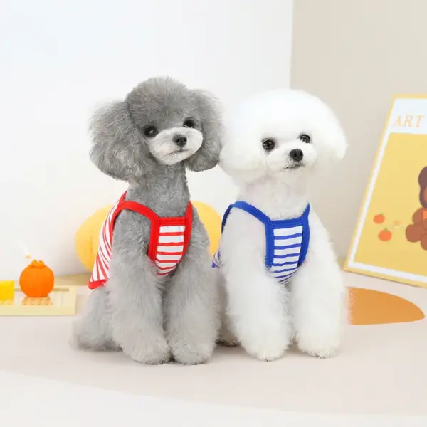 Summer Pet Clothes for Small Pets Dog Cat Puppy Outfit shirt Cihuahua Teddy costume - Image 2