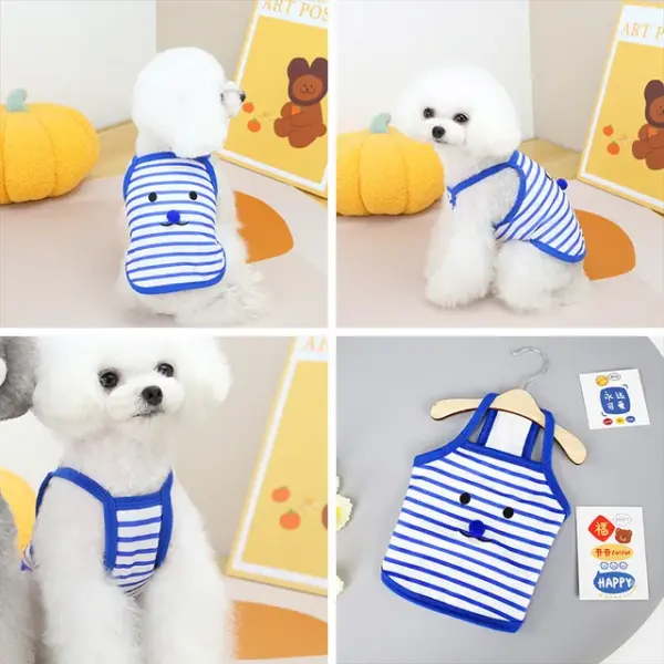 Summer Pet Clothes for Small Pets Dog Cat Puppy Outfit shirt Cihuahua Teddy costume - Image 4