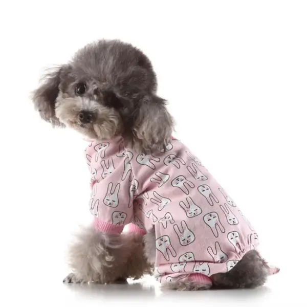 Plaid Dog Clothes Cat Dog Pajamas Daisy Pattern Tshirt Long Sleeve 4-Legs Jumpsuit Pyjamas Overalls For Small Dogs Chihuahua XXL - Image 5