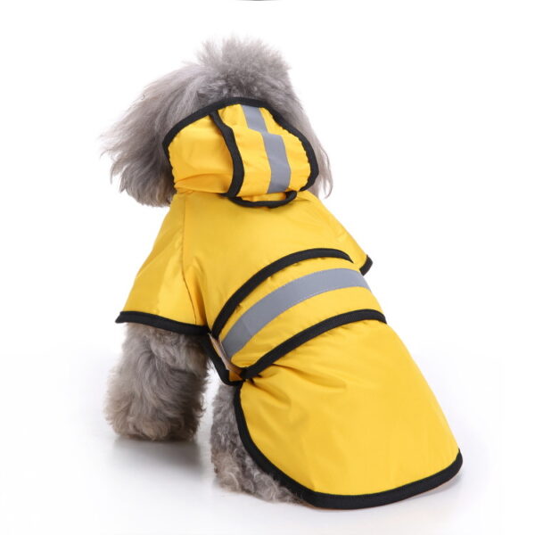 Hot Model Pet Raincoat Large Dog Golden Retriever Reflective Puppy Rain Poncho