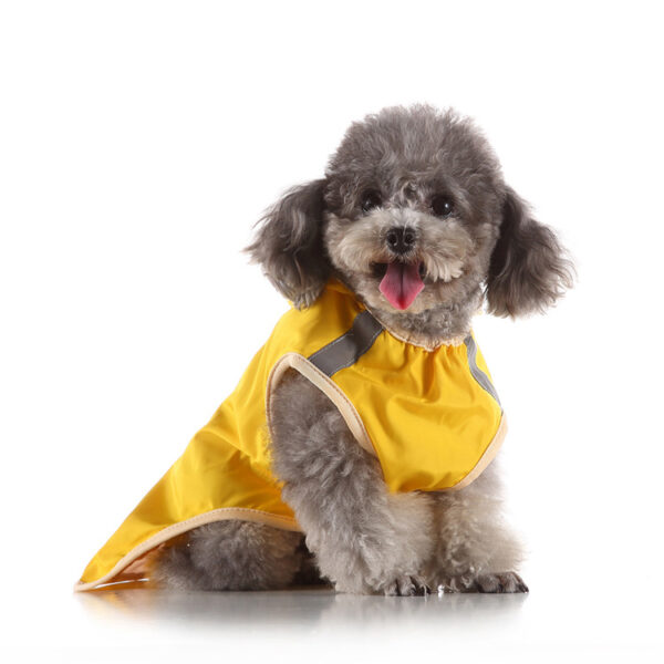 Hot Model Pet Raincoat Large Dog Golden Retriever Reflective Puppy Rain Poncho - Image 2