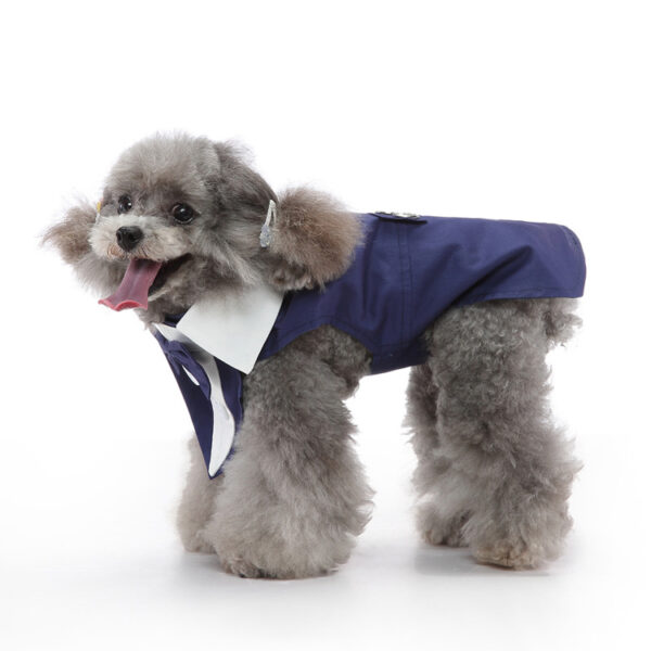 Pet Wedding Clothing Puppy Gown Tuxedo Pet Clothes Wedding Costumes Dog Bow Tie Suit - Image 2