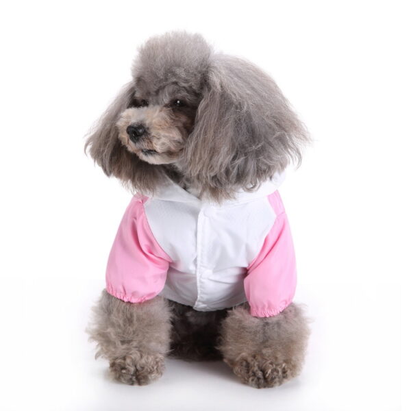 Popular Pet Supplies Dog Clothes Puppy Raincoat with Hat and Exposed Tail (Rabbit Style) - Image 2