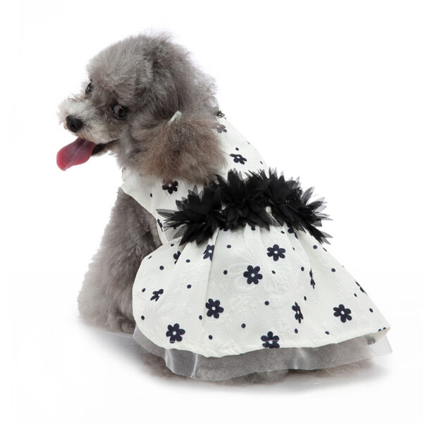 Pet Wedding Clothing Puppy Princess Style Puppy Dog Clothes Wedding Attendance Evening Dresses